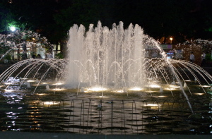 大通公園の噴水